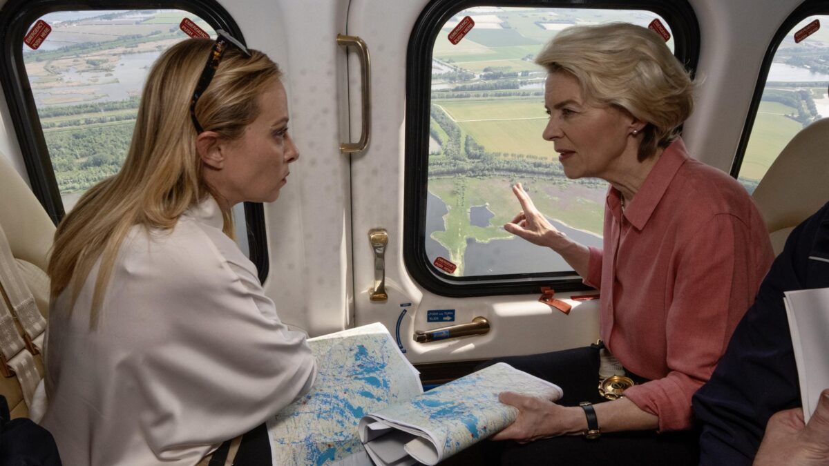 Von der Leyen in Romagna. Meloni: «Il commissario? Prima devo trovare i soldi»