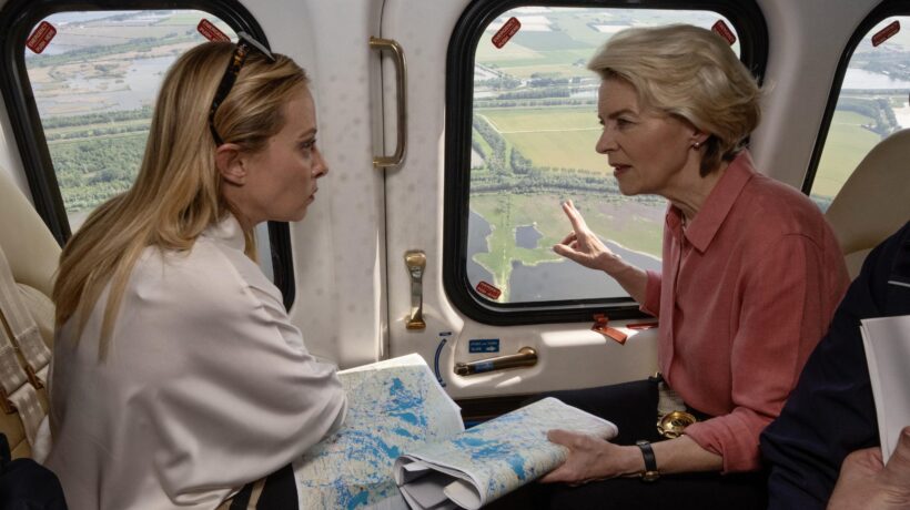 Von der Leyen in Romagna. Meloni: «Il commissario? Prima devo trovare i soldi»