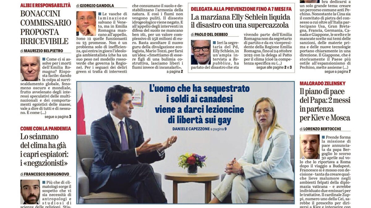 Oggi in edicola