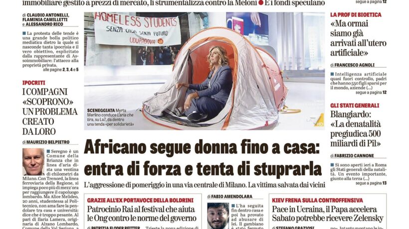Oggi in edicola