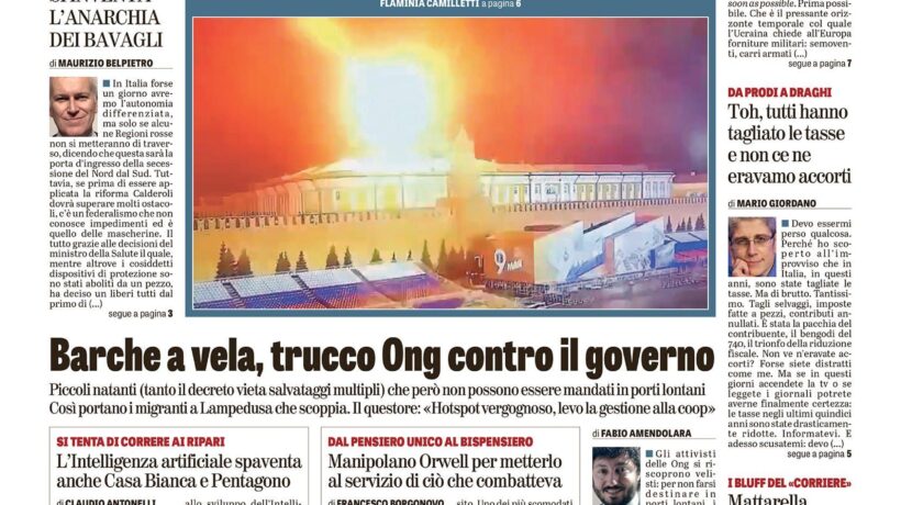 Oggi in edicola