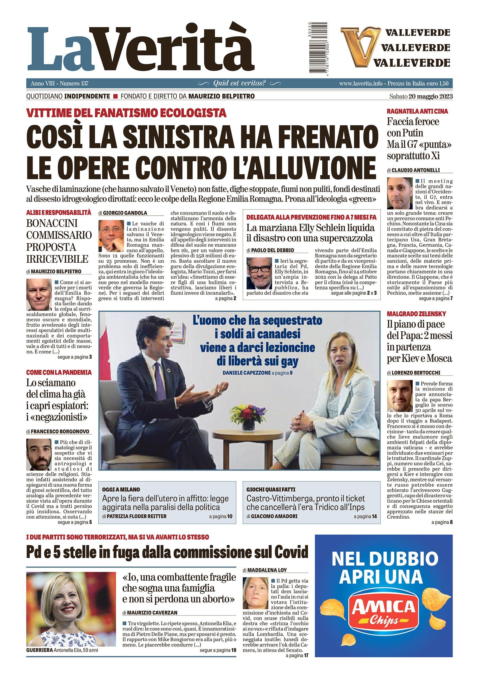 Oggi in edicola