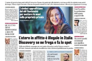 Oggi in edicola
