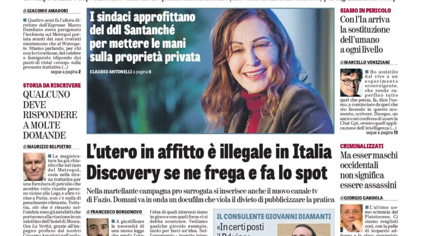 Oggi in edicola