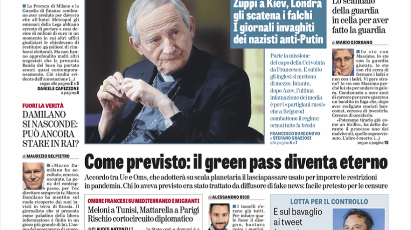 Oggi in edicola