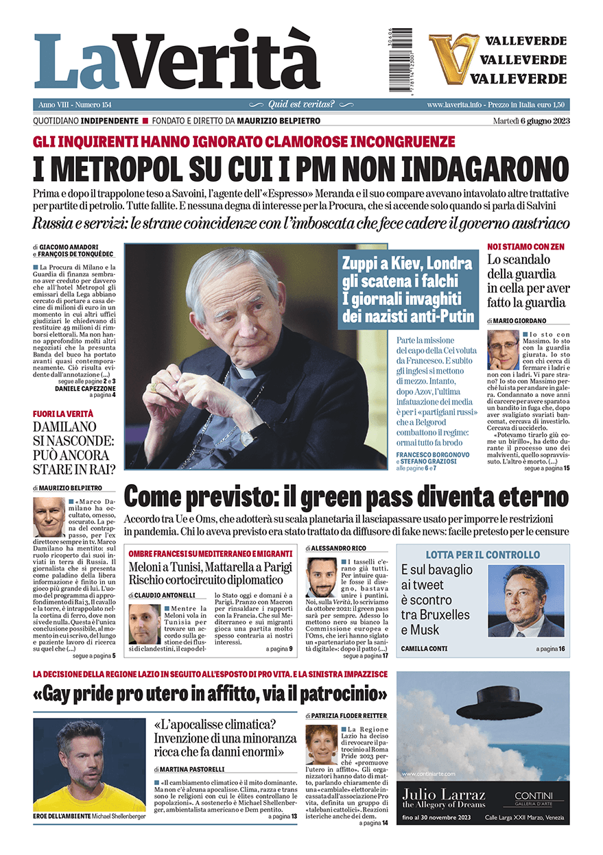 Oggi in edicola