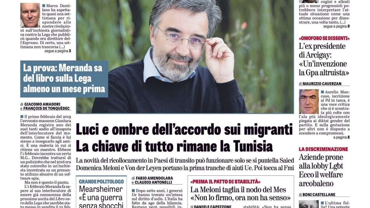 Oggi in edicola