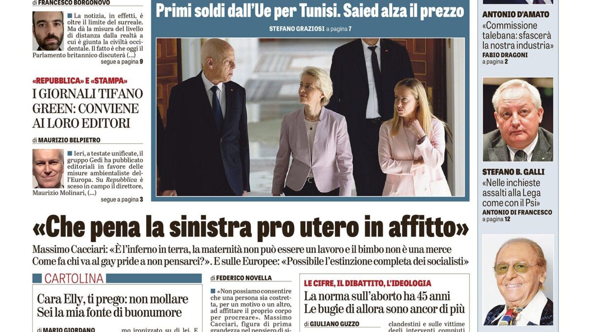 Oggi in edicola
