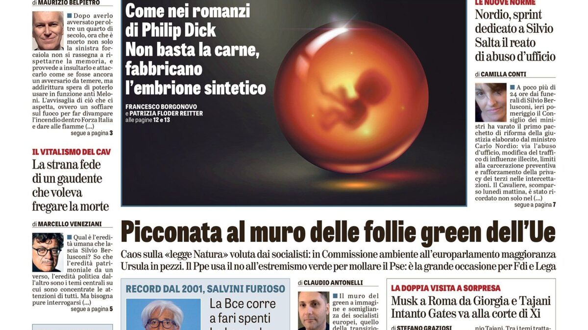 Oggi in edicola