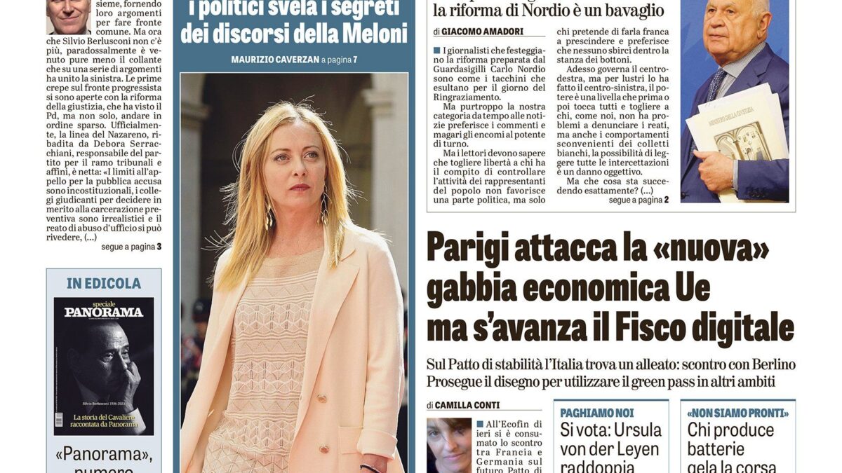 Oggi in edicola