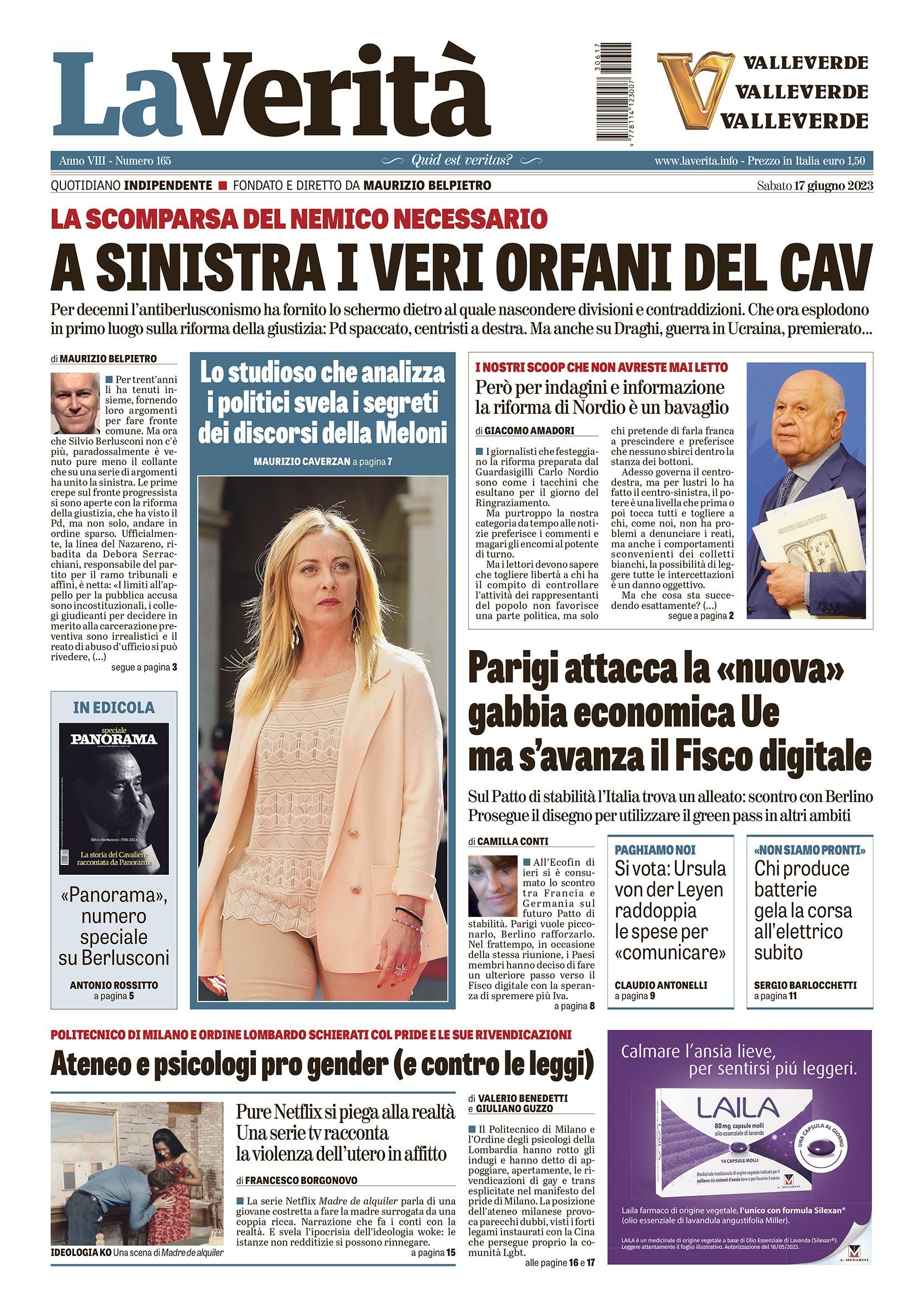 Oggi in edicola
