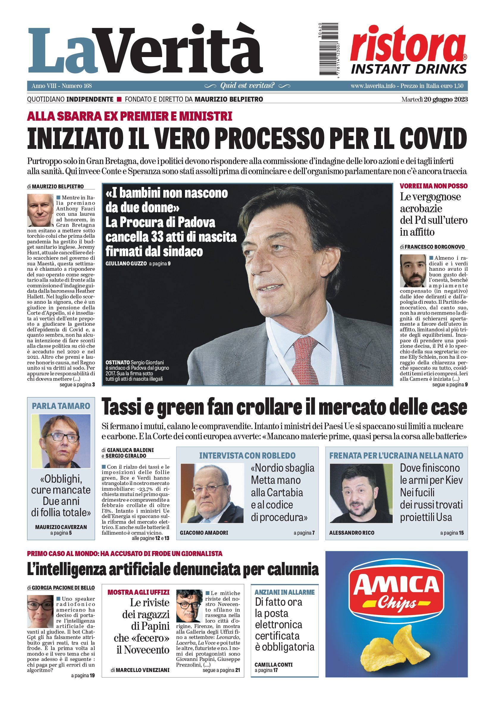 Oggi in edicola