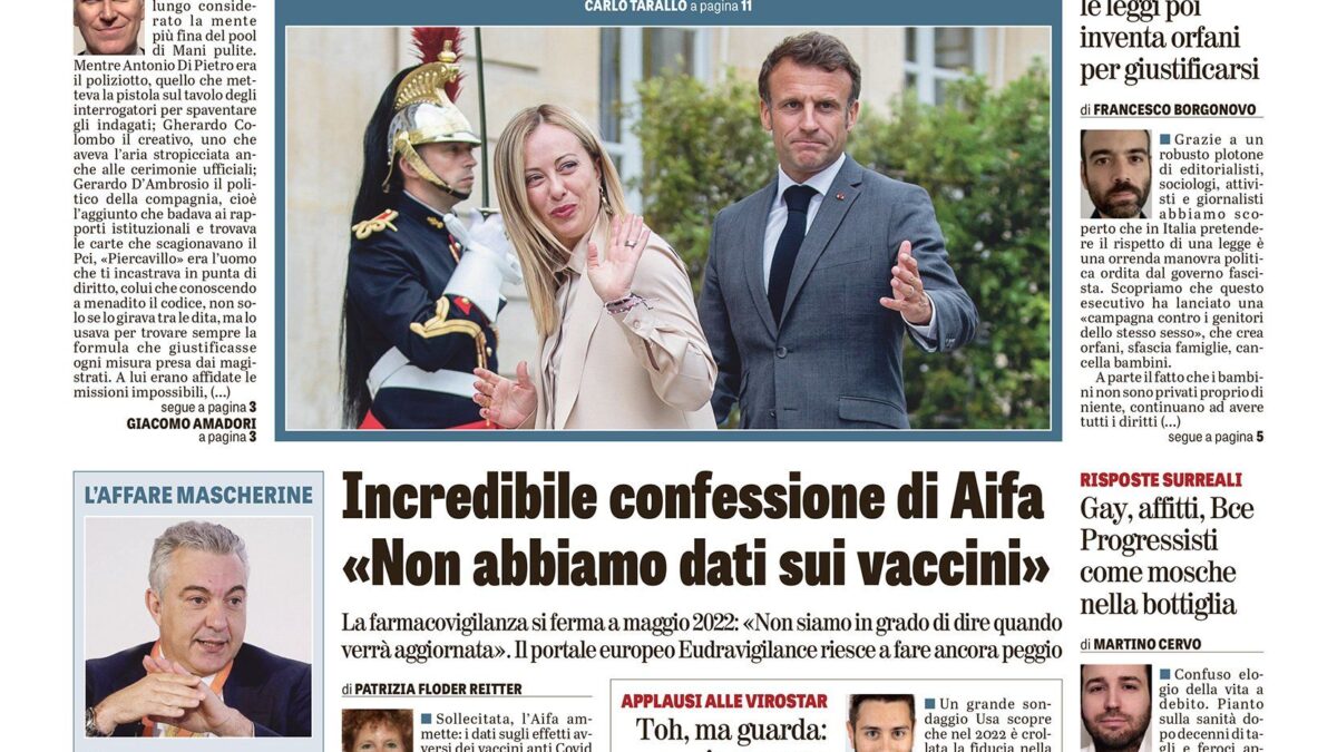Oggi in edicola