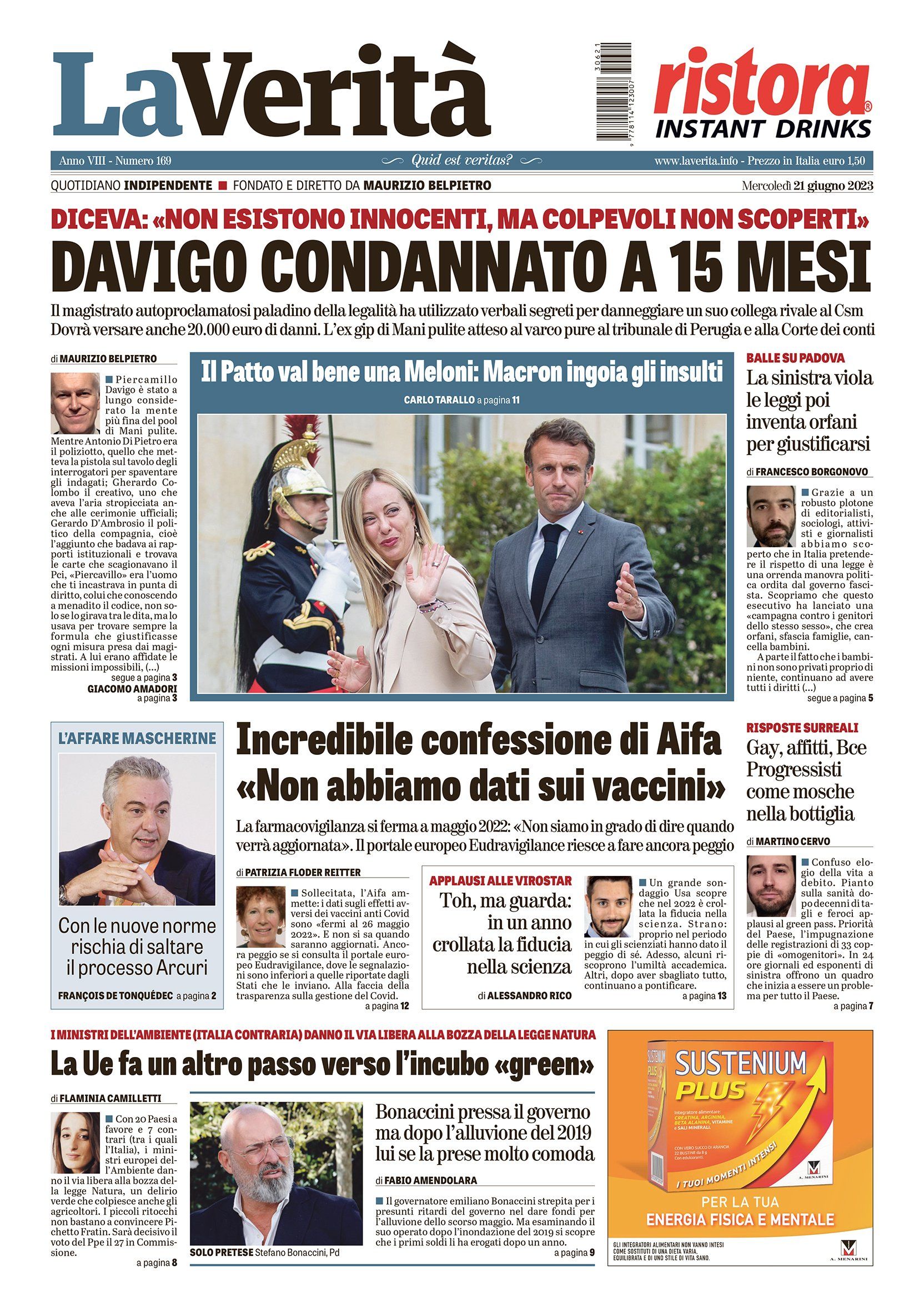 Oggi in edicola