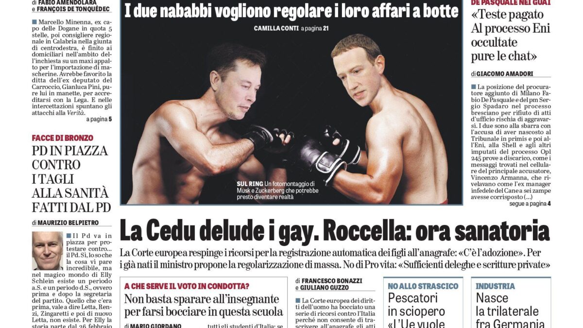 Oggi in edicola