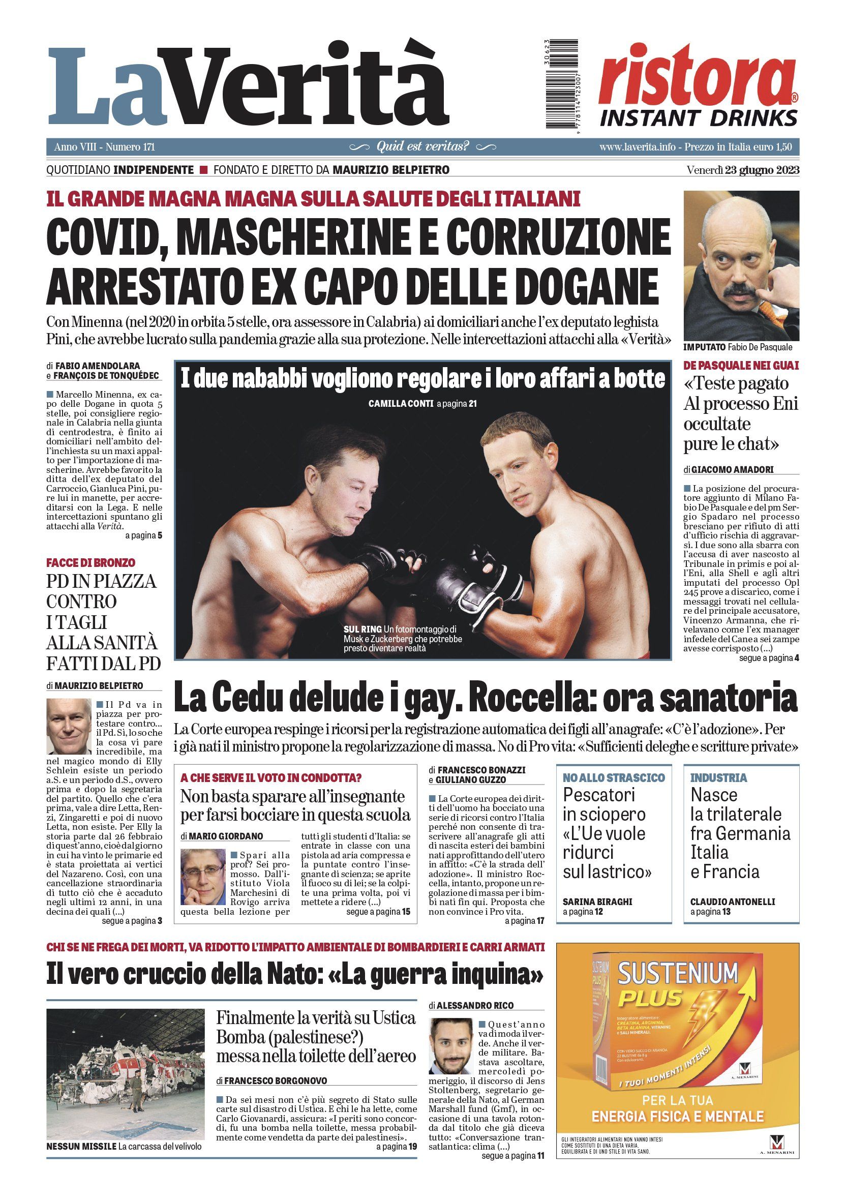 Oggi in edicola
