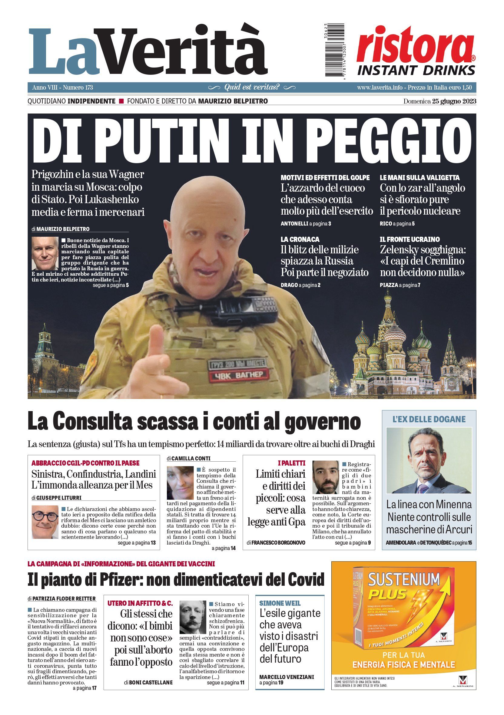 Oggi in edicola