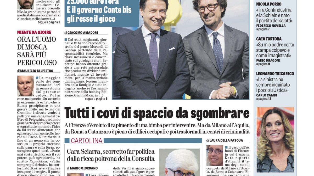 Oggi in edicola