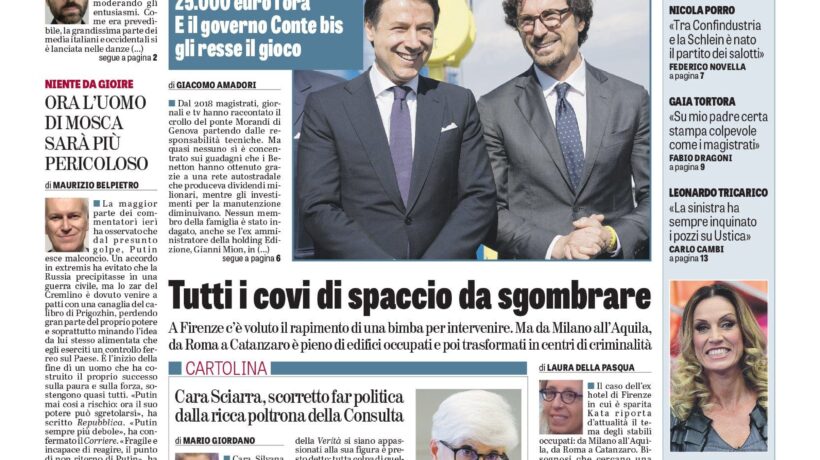 Oggi in edicola