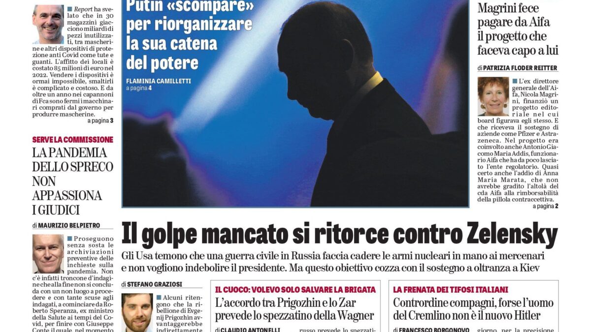 Oggi in edicola