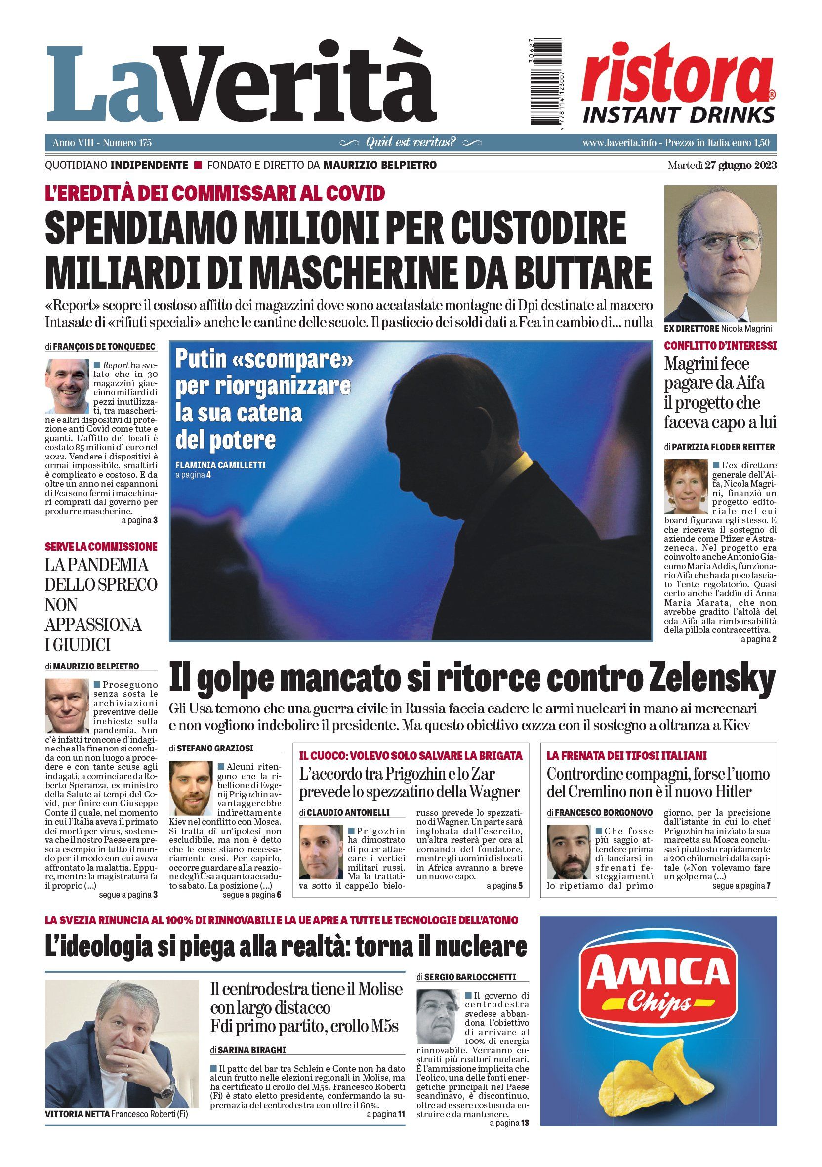 Oggi in edicola