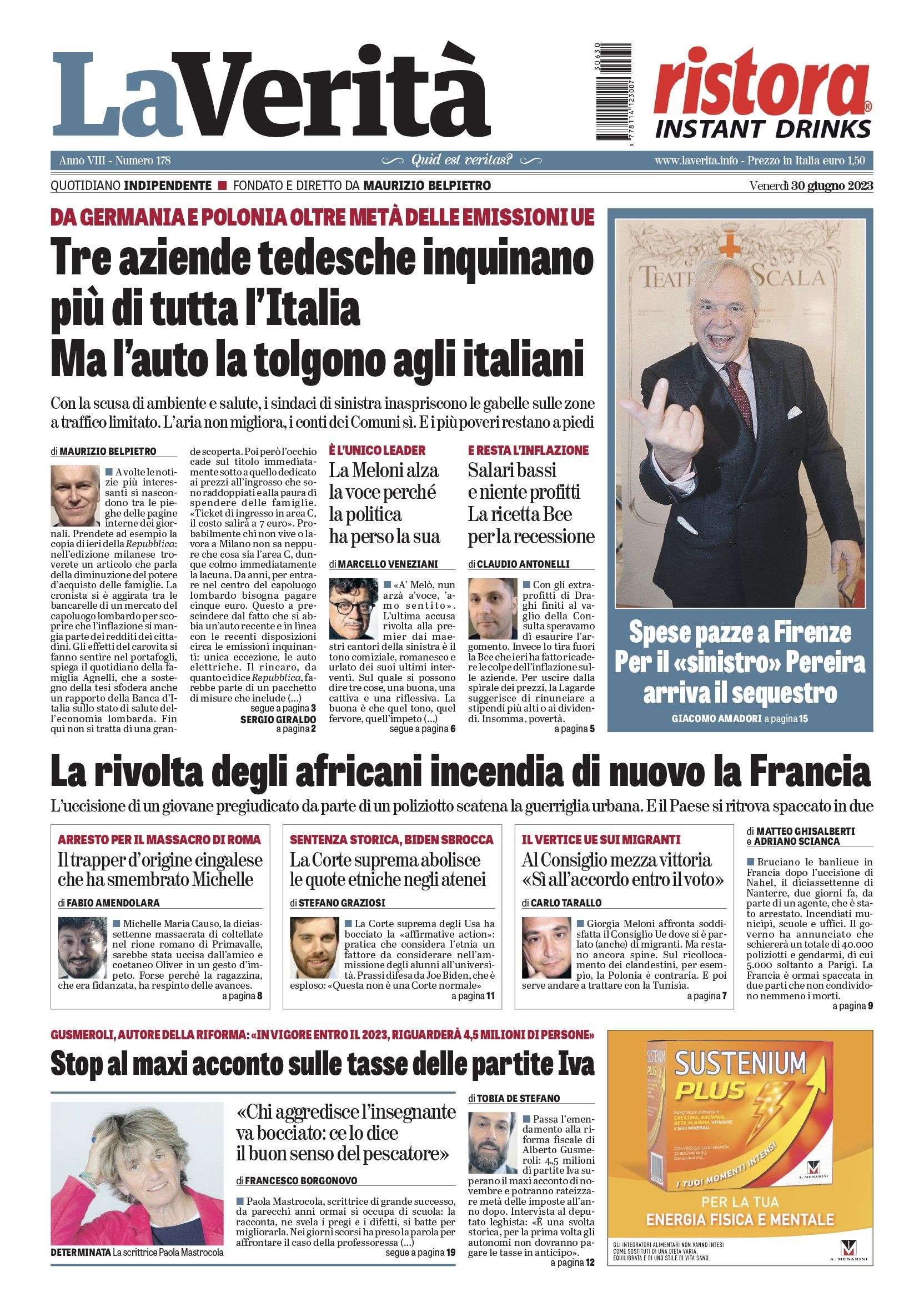 Oggi in edicola