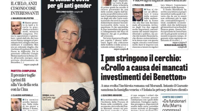 Oggi in edicola