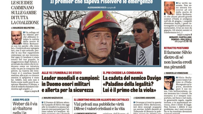 Oggi in edicola