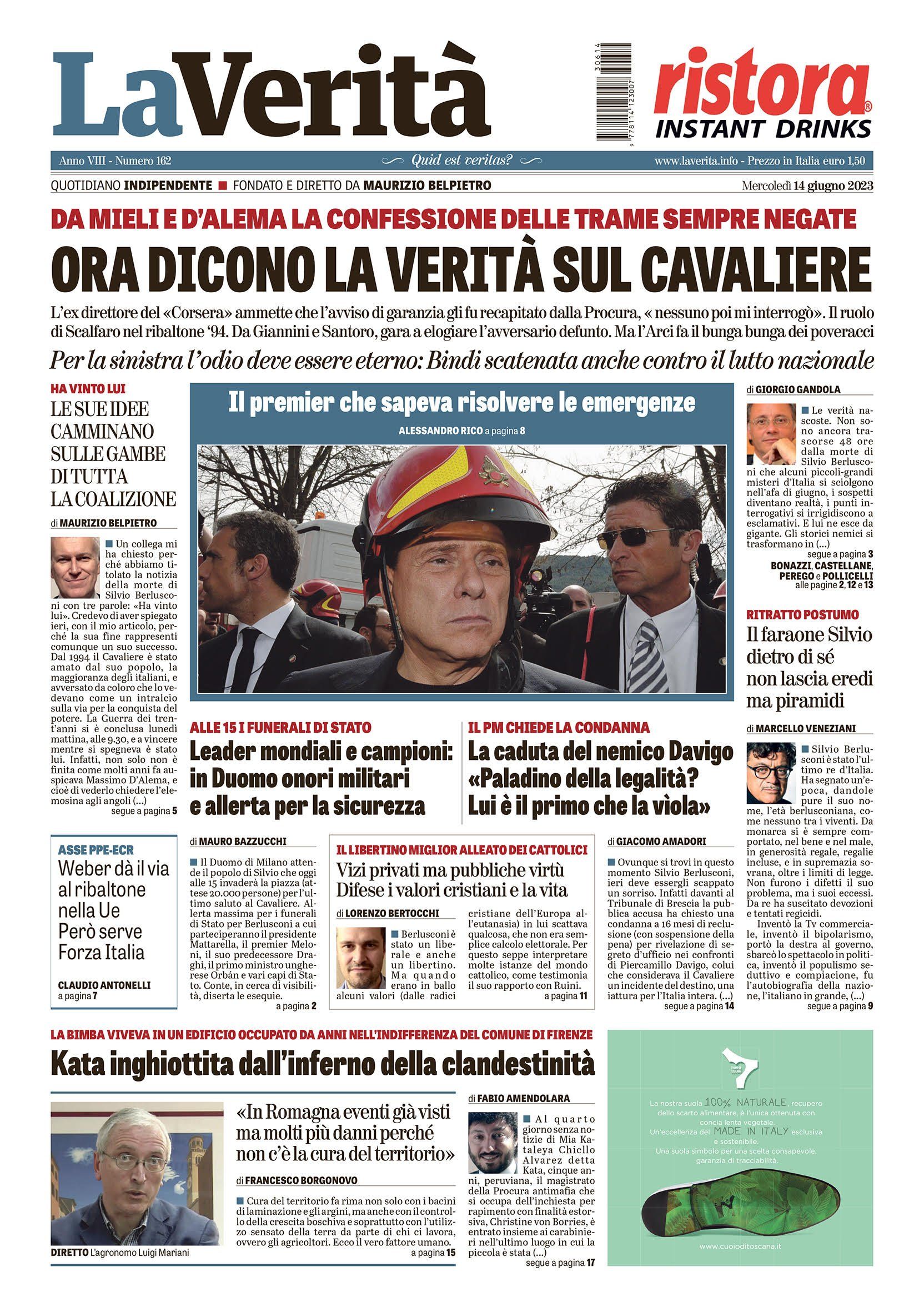 Oggi in edicola