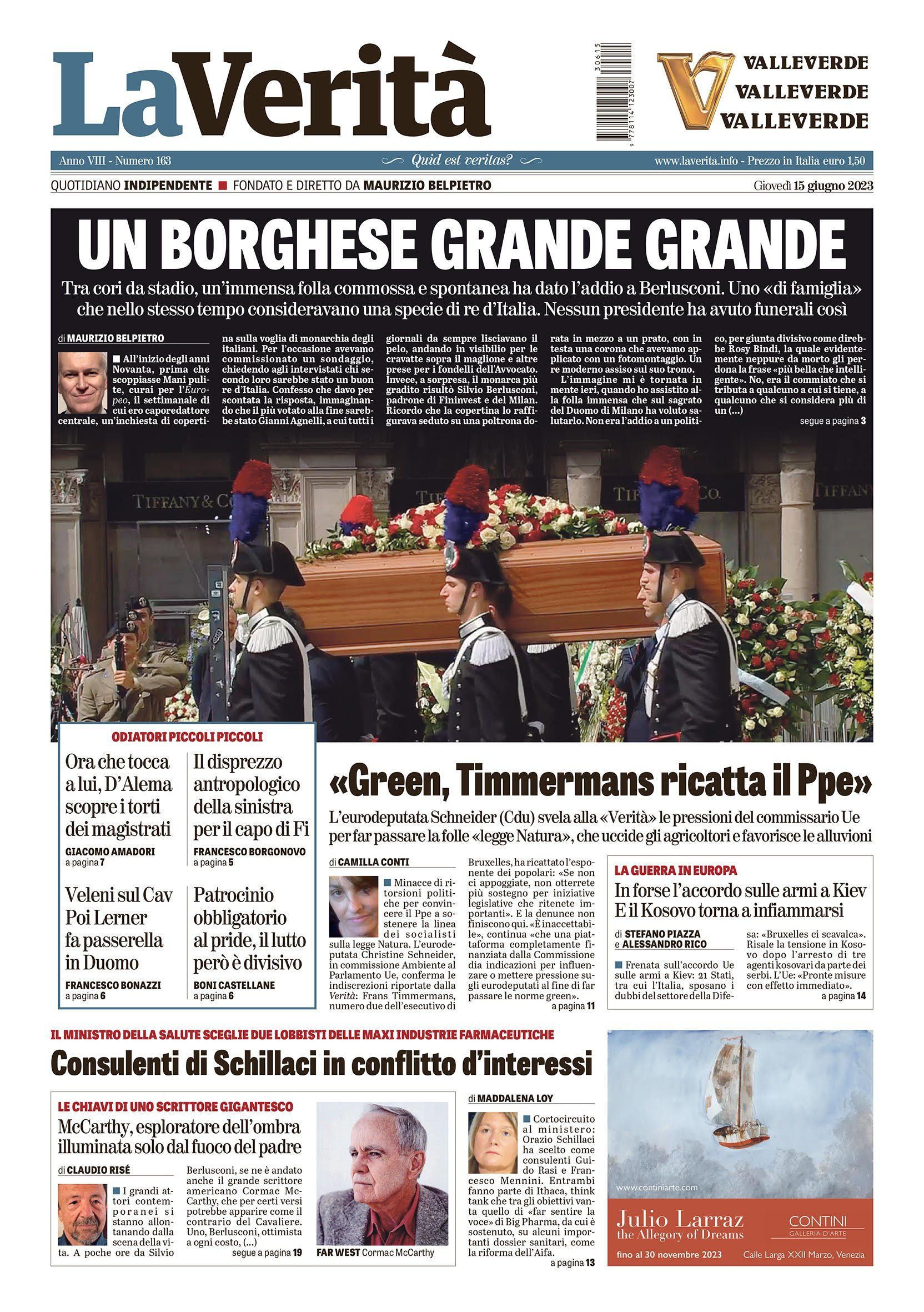 Oggi in edicola