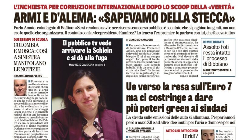 Oggi in edicola