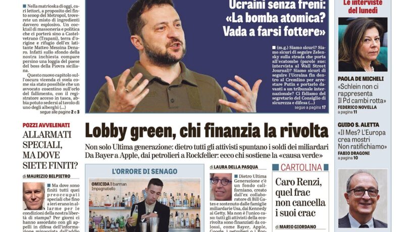 Oggi in edicola