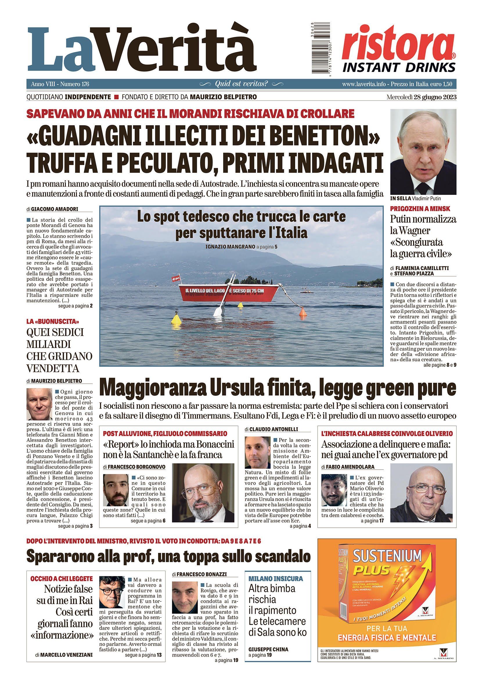 Oggi in edicola