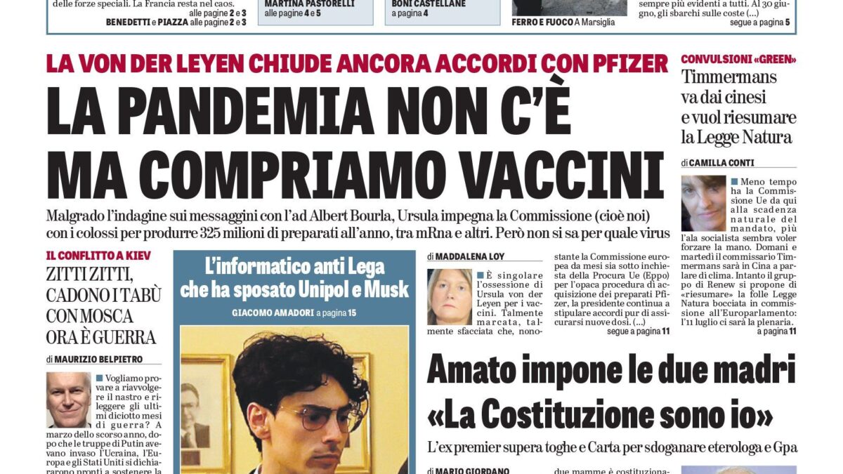 Oggi in edicola