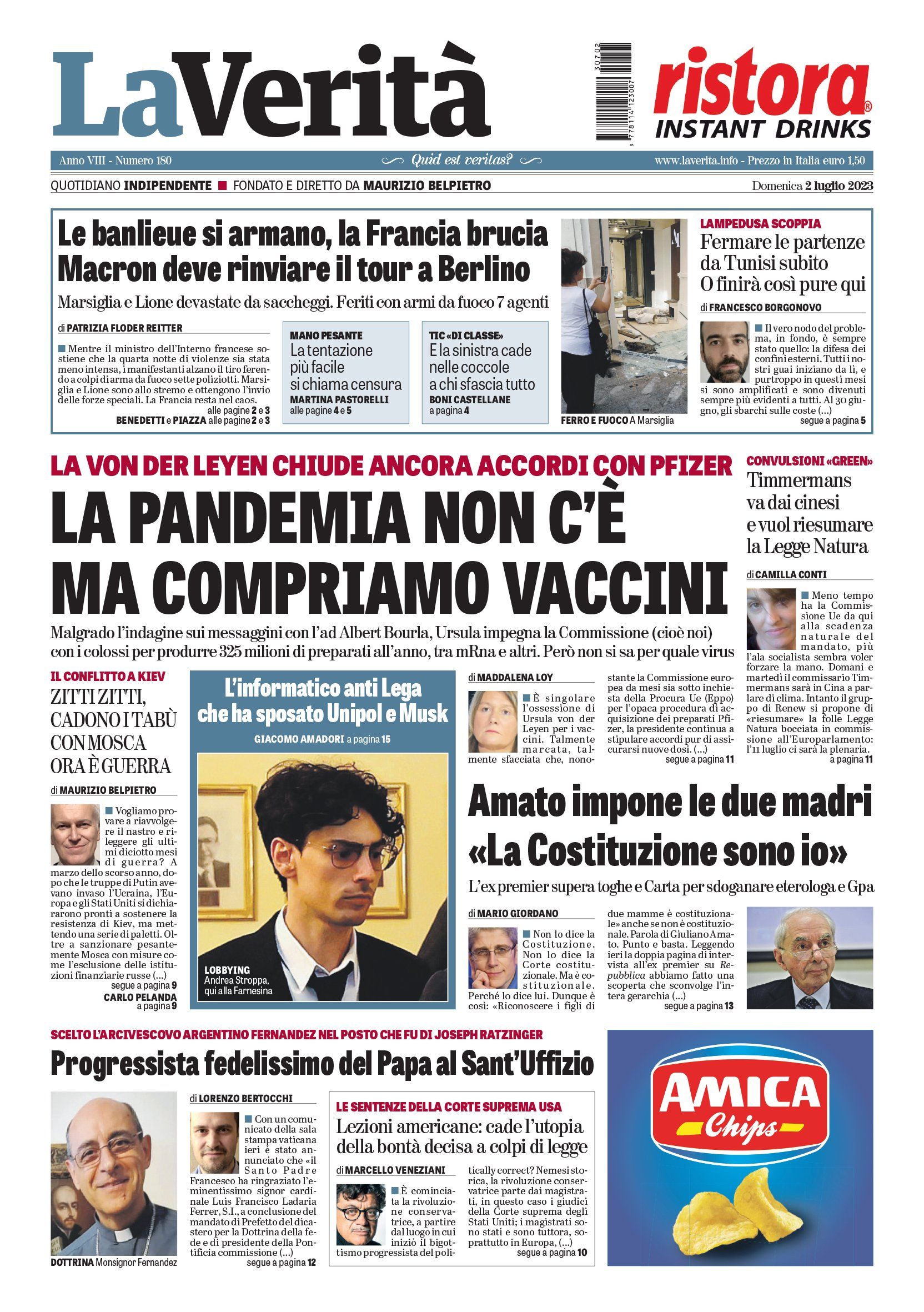 Oggi in edicola