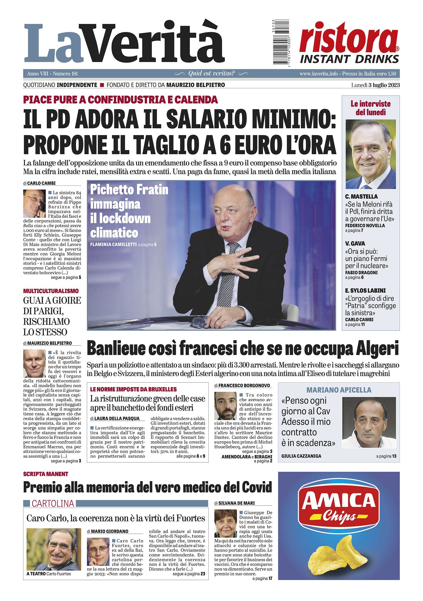 Oggi in edicola