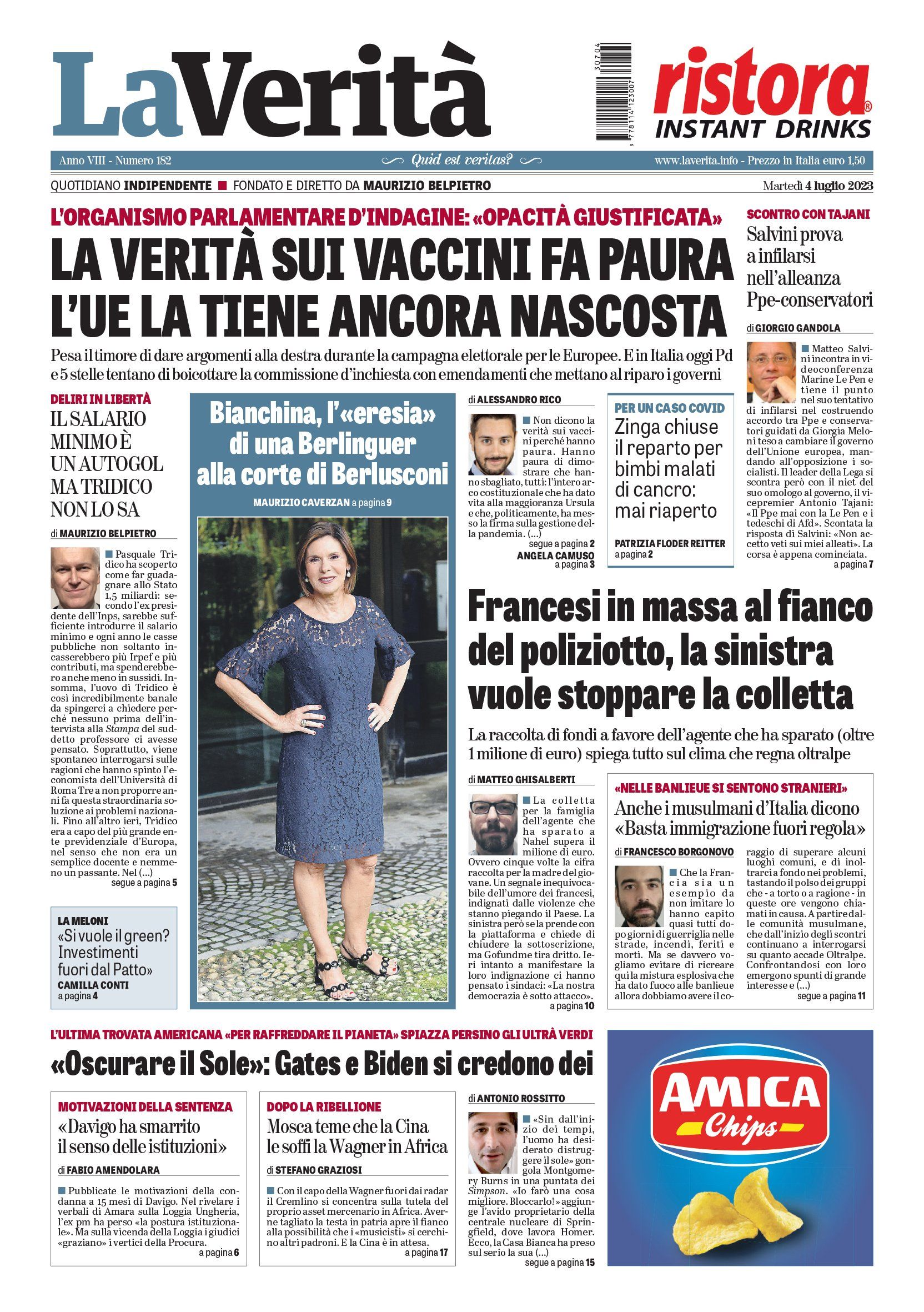 Oggi in edicola