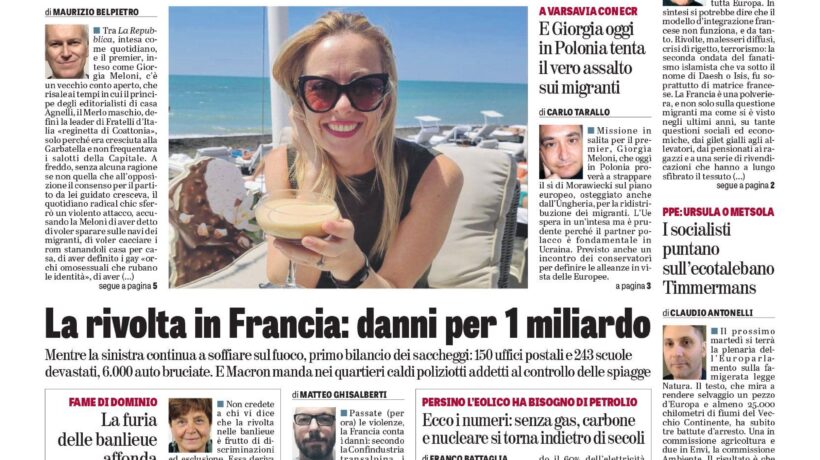 Oggi in edicola