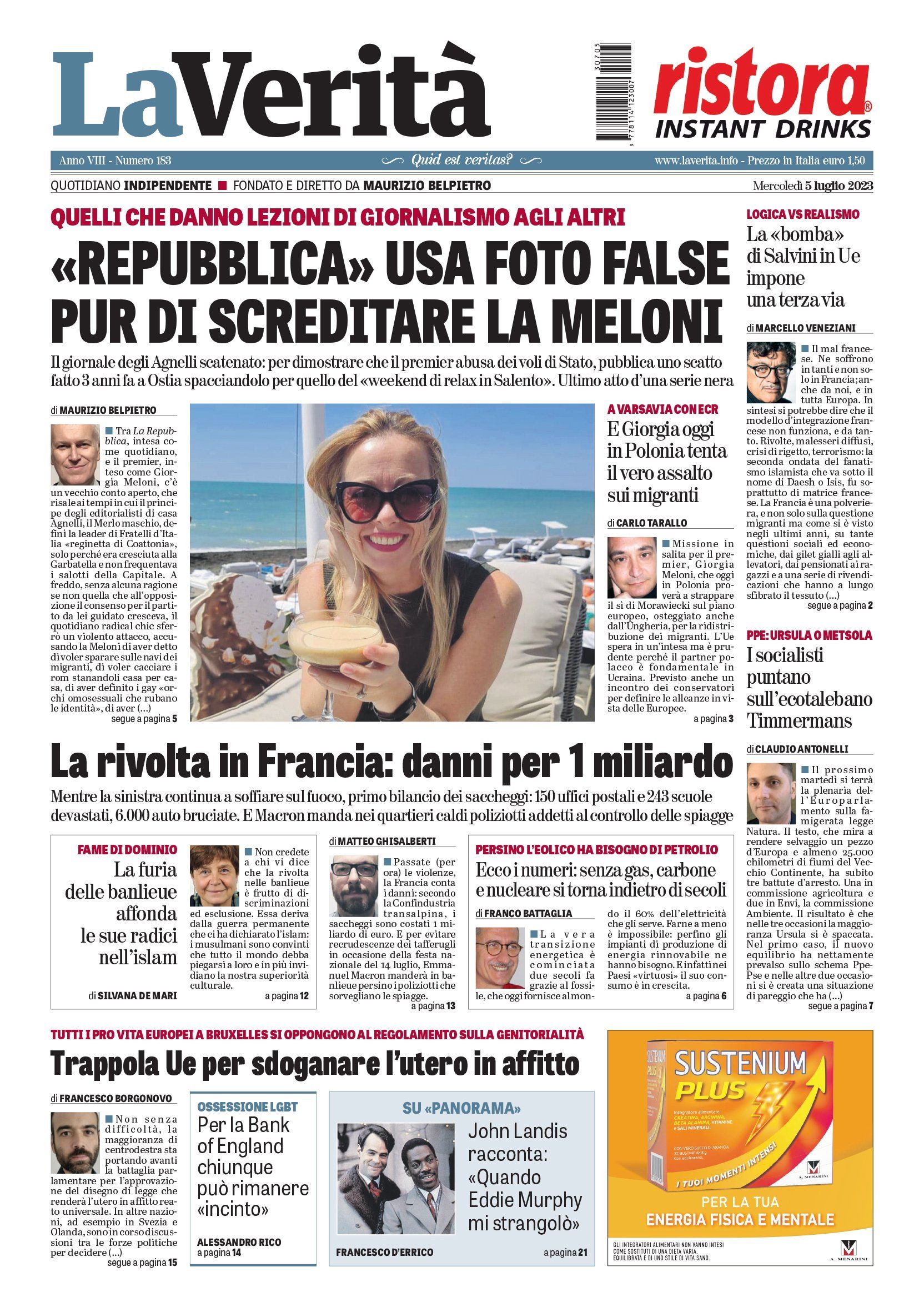 Oggi in edicola