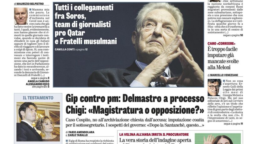 Oggi in edicola