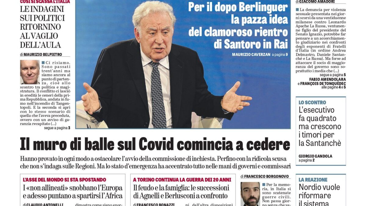 Oggi in edicola