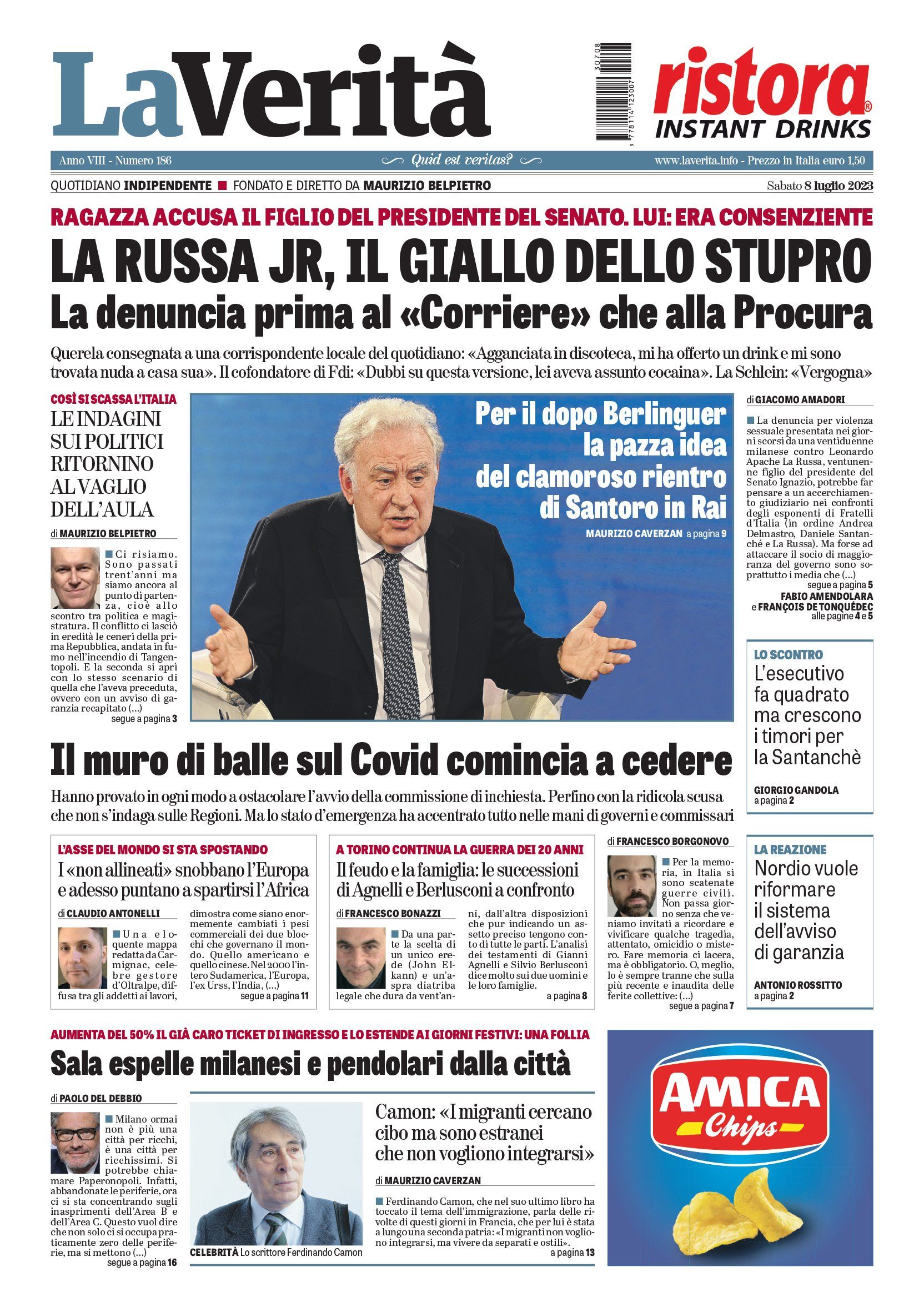 Oggi in edicola