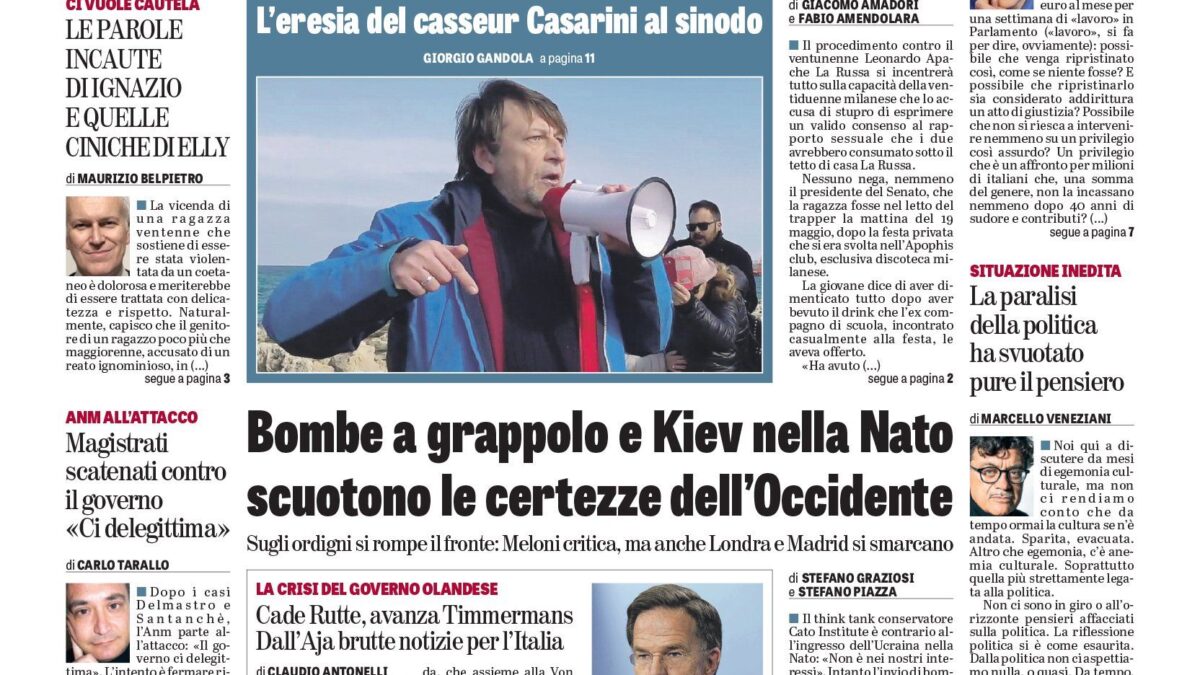 Oggi in edicola