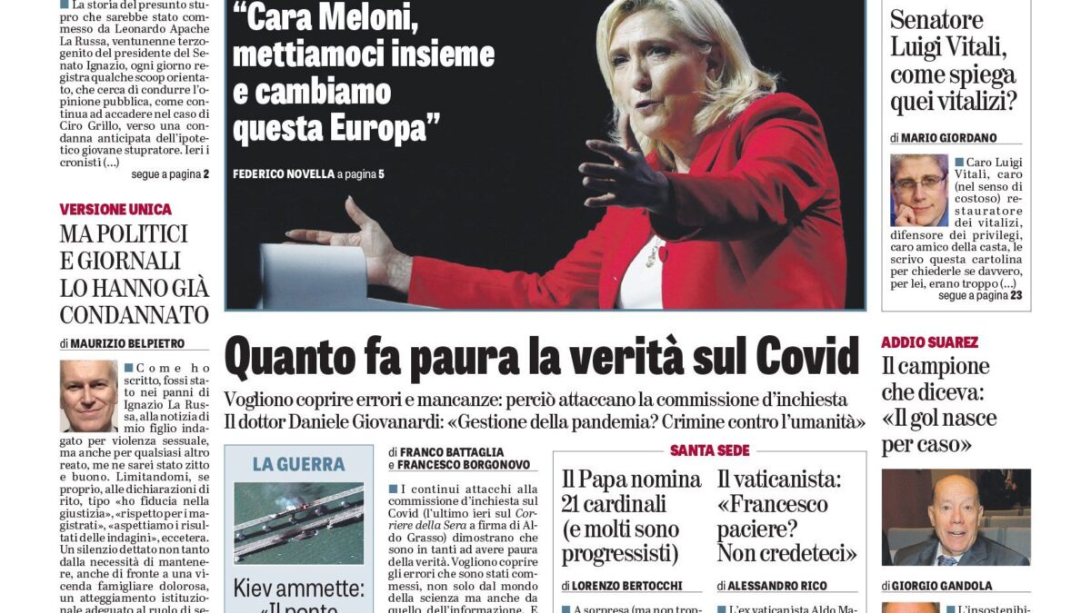 Oggi in edicola