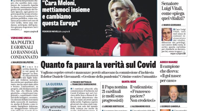 Oggi in edicola
