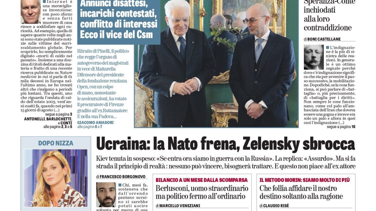 Oggi in edicola