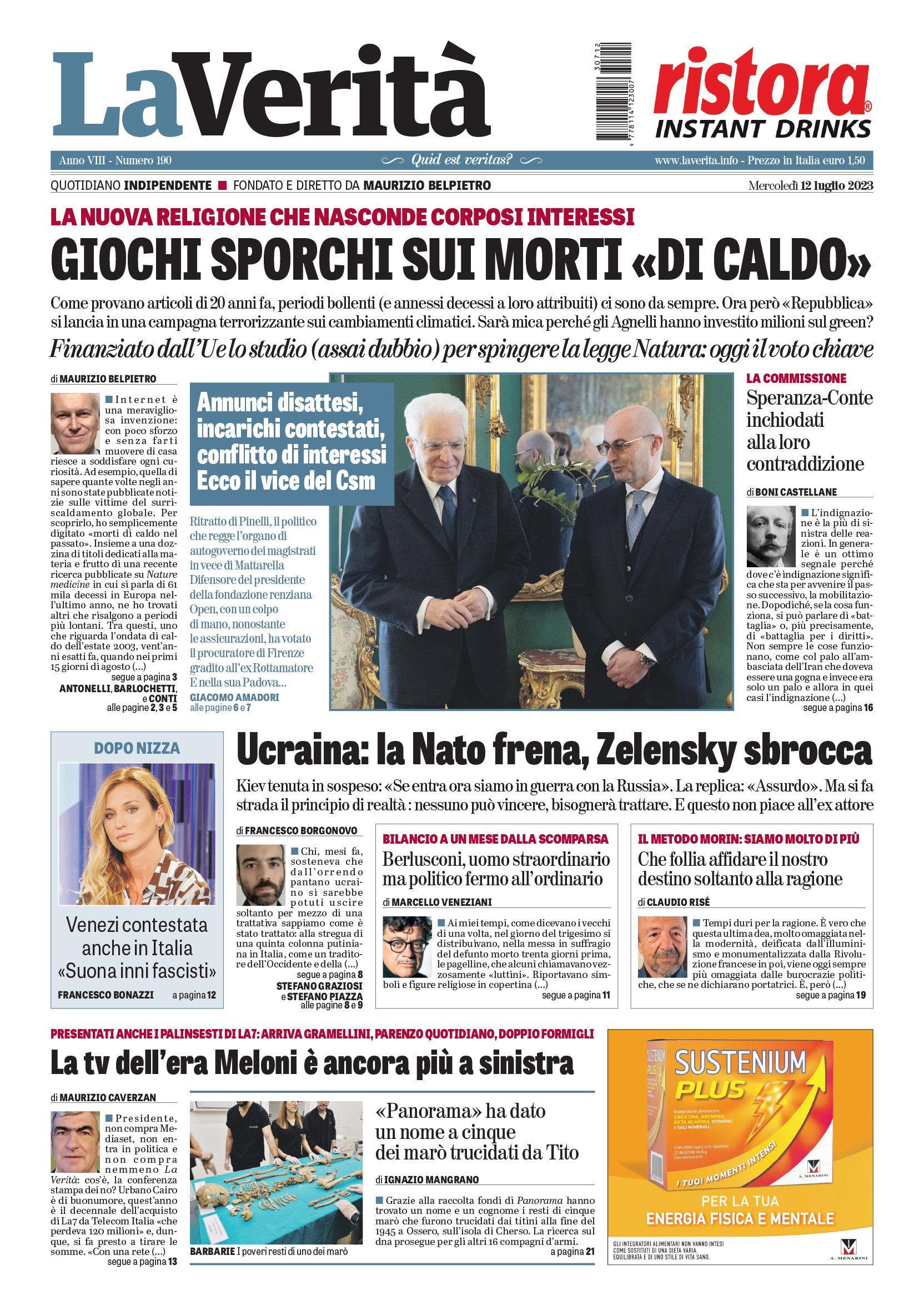 Oggi in edicola