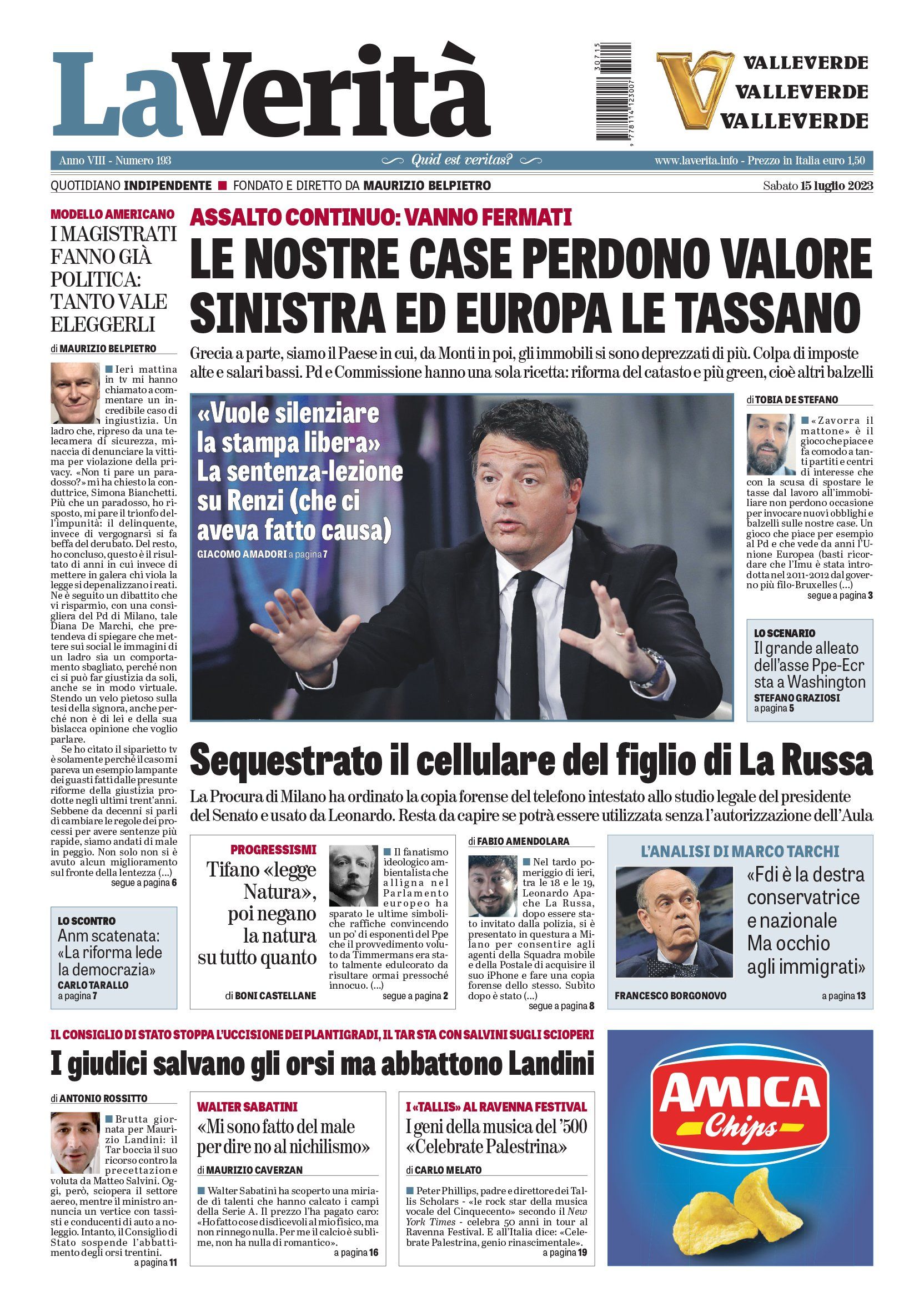 Oggi in edicola