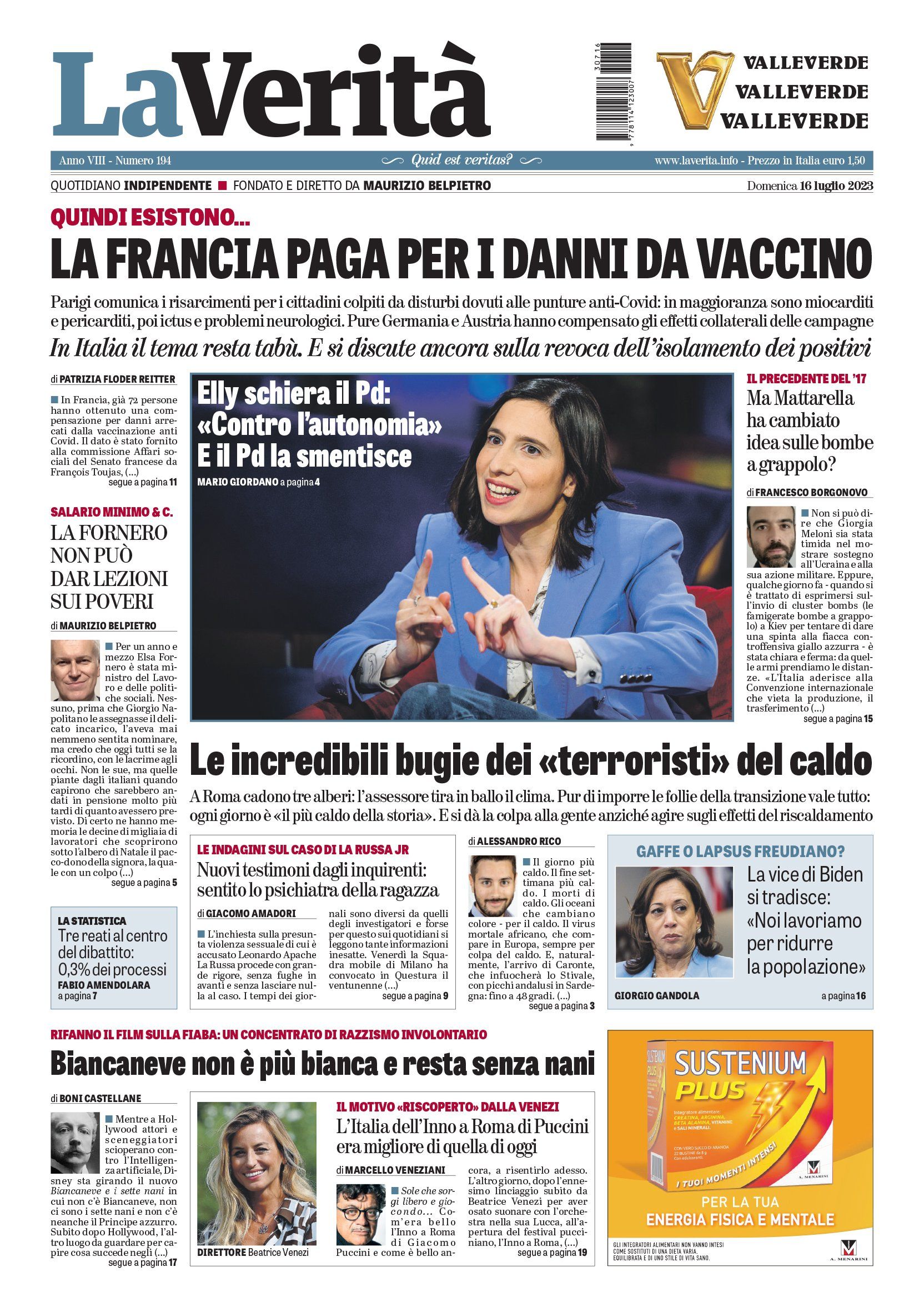 Oggi in edicola