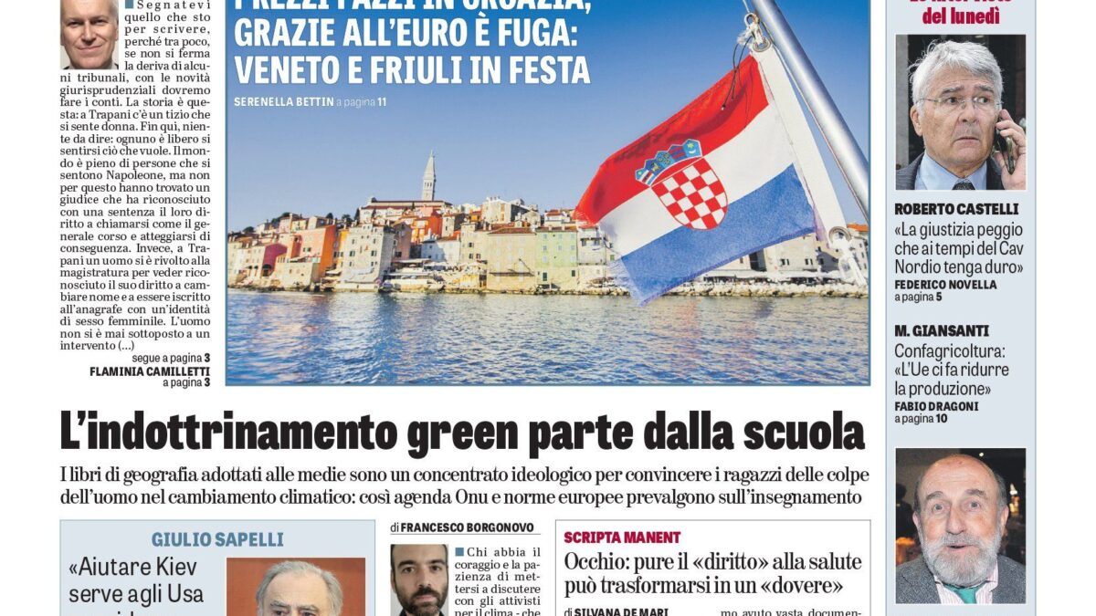 Oggi in edicola